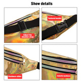 Laser Holographic Fanny Pack for Party Travel