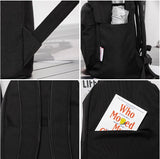 Waterproof Student Backpack Women Casual School Shoulder Bag