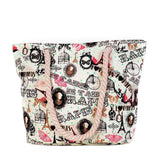 Women Casual Shoulder Bags Flowers Tower Shopping Bags Beach Bags