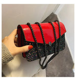 Women Cross Body Bags Chain Sequins Shoulder Bags Small Summer Phone