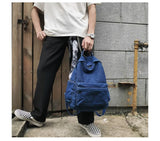Women Denim Backpack Casual Travel Bags School Bags High School Students