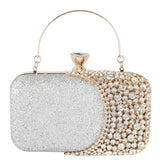 Women Diamond Evening Clutch Bags Purse Banquet Wallets Wedding Dinner