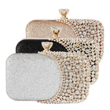 Women Diamond Evening Clutch Bags Purse Banquet Wallets Wedding Dinner