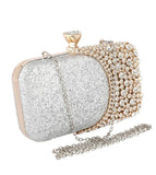 Women Diamond Evening Clutch Bag Wedding Dinner Purse Banquet Wallet
