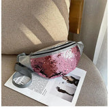 Sequin Waist Hip Bag Fanny Pack Girls Women Female Waist Packs Heuptas