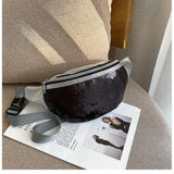 Sequin Waist Hip Bag Fanny Pack Girls Women Female Waist Packs Heuptas