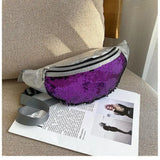 Sequin Waist Hip Bag Fanny Pack Girls Women Female Waist Packs Heuptas