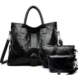 3-Piece Retro Shoulder Bag Set for Women