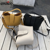 Leather Shoulder Bags Large Capacity Crossbody Messenger Casual Tote