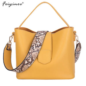 Leather Shoulder Bags Large Capacity Crossbody Messenger Casual Tote