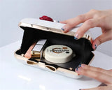 Women Flowers Evening Clutch Bags Wedding Chain Banquet Clutch Purse Wallets