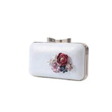 Women Flowers Evening Clutch Bags Wedding Chain Banquet Clutch Purse Wallets
