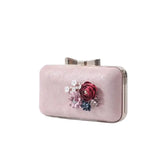Women Flowers Evening Clutch Bags Wedding Chain Banquet Clutch Purse Wallets