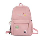 Women Large Size Travel Bags Printed Letters School Bags Casual Badage Women Bac