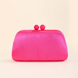 Leather Evening Bag Wedding Clutch Purse Hasp Wallets