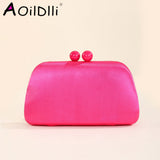 Leather Evening Bag Wedding Clutch Purse Hasp Wallets