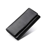 Women Leather Wallet Long Lychee Pattern Top Casual Business Wallet
