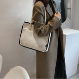 Women Literary Shoulder Bags Canvas Tote Bags Famous Purse