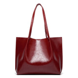 Women Large Tote Casual Shoulder Bag PU Leather
