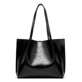 Women Large Tote Casual Shoulder Bag PU Leather