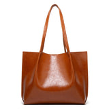 Women Large Tote Casual Shoulder Bag PU Leather