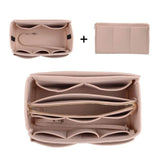 Felt Makeup Organizer Insert Bag for Handbag Travel Inner Purse Portable