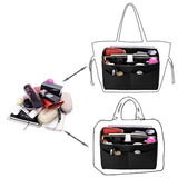 Felt Makeup Organizer Insert Bag for Handbag Travel Inner Purse Portable