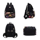Women Nylon Travel Backpack Shoulder Bag Girls School Bag