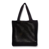 Crochet Wool Bag Casual Weave Open Hand Bag Shoulder Beach Solid High