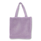 Crochet Wool Bag Casual Weave Open Hand Bag Shoulder Beach Solid High