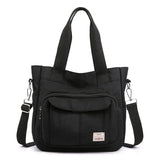 Waterproof Nylon Sports Bag Large Capacity Shoulder Bags for Women
