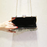 Women Sequins Evening Clutch Banquet Bags Diamond Ring Bags MN1342