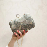 Women Sequins Evening Clutch Banquet Bags Diamond Ring Bags MN1342