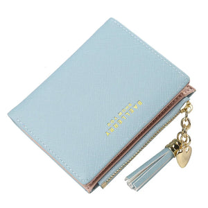 Short Leather Women Wallets Zipper Purses Portefeuille Female Purse Clutch