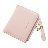 Short Leather Women Wallets Zipper Purses Portefeuille Female Purse Clutch