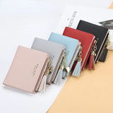 Short Leather Women Wallets Zipper Purses Portefeuille Female Purse Clutch