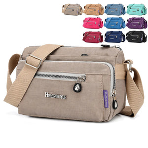 Women Shoulder Bag Handbags Travel Small Purses Waterproof Nylon Cell Phone Bags