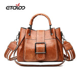 Women Shoulder Bag Soft PU Leather Large Bag Female Messenger Bags