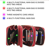 High 3-Pocket Mini Women Shoulder Bag