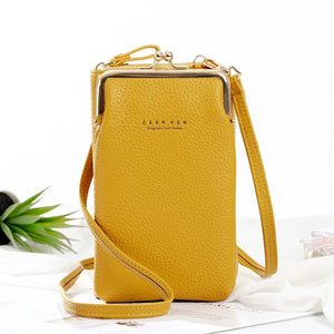 Women Shoulder Crossbody Bags Mini PU Leather Messenger Bag