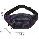 Women Waist Bag Pack Outdoor Waist Bum Bag Running Jogging Belt Pouch Zip Fanny