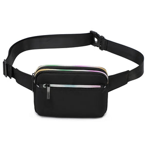 Women Waist Bags Fanny Pack Zipper Chest Bag Outdoor Sports Crossbody Bag