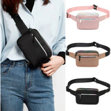 Women Waist Bags Fanny Pack Zipper Chest Bag Outdoor Sports Crossbody Bag