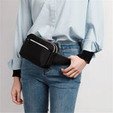 Women Waist Bags Fanny Pack Zipper Chest Bag Outdoor Sports Crossbody Bag