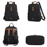 Casual Large Capacity Women's Backpack Nylon Fabric Single Shoulder Bag