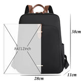 Casual Large Capacity Women's Backpack Nylon Fabric Single Shoulder Bag