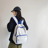 Women's Backpack Solid Nylon School Bag Casual Female Student Travel Rucksack