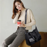 Women's Shoulder Bag Messenger Bag Oxford Cloth Handbag Travel Totes Bag