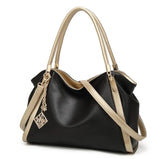 Women's PU Leather Handbag Large-capacity Shoulder Bag