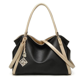 Women's PU Leather Handbag Large-capacity Shoulder Bag